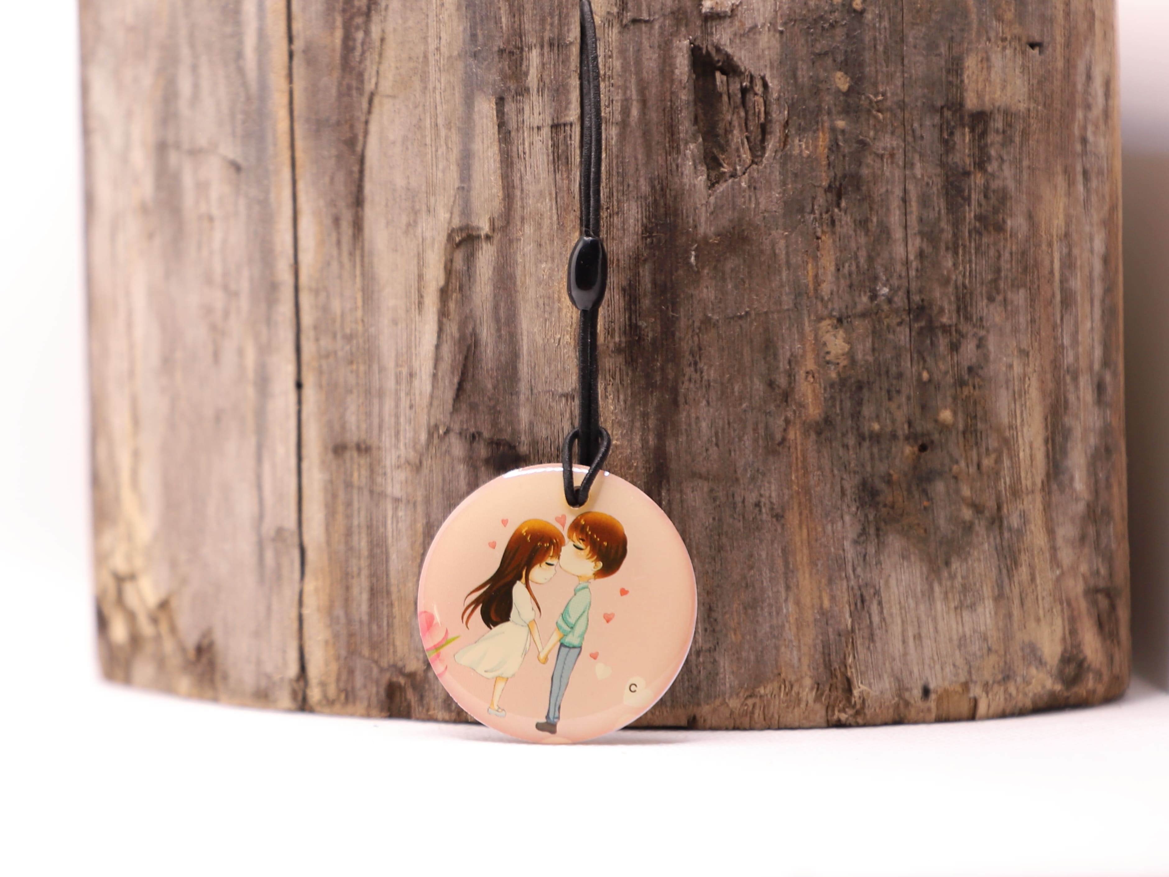 Porte clé NFC RFID 14443 - Motif Amoureux